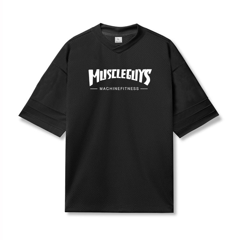 Men's Quick-Dry Workout T-Shirt – Loose Fit Breathable Sports Tee