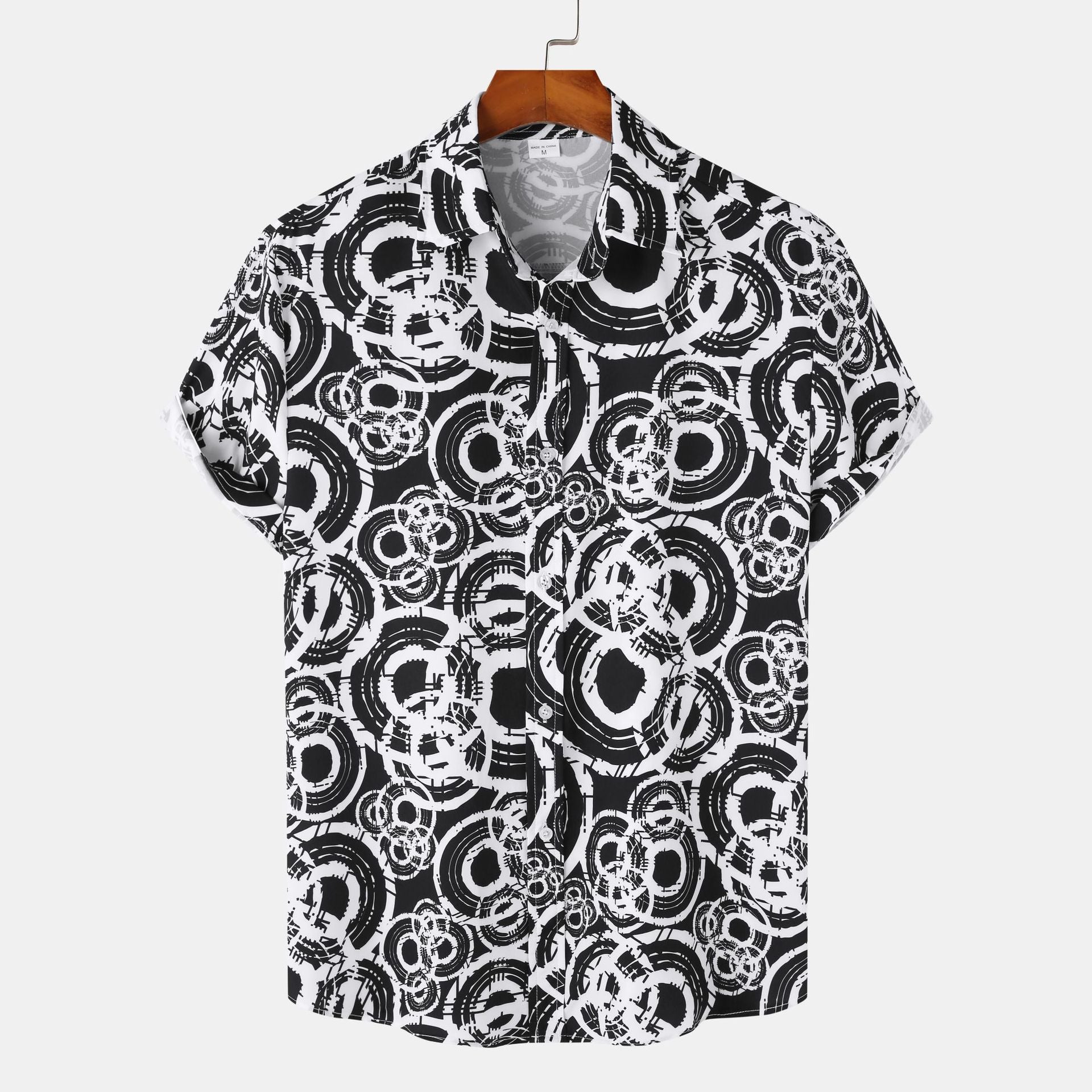 Men's Floral Hawaiian Short Sleeve Shirt | Casual Beach Button-Down