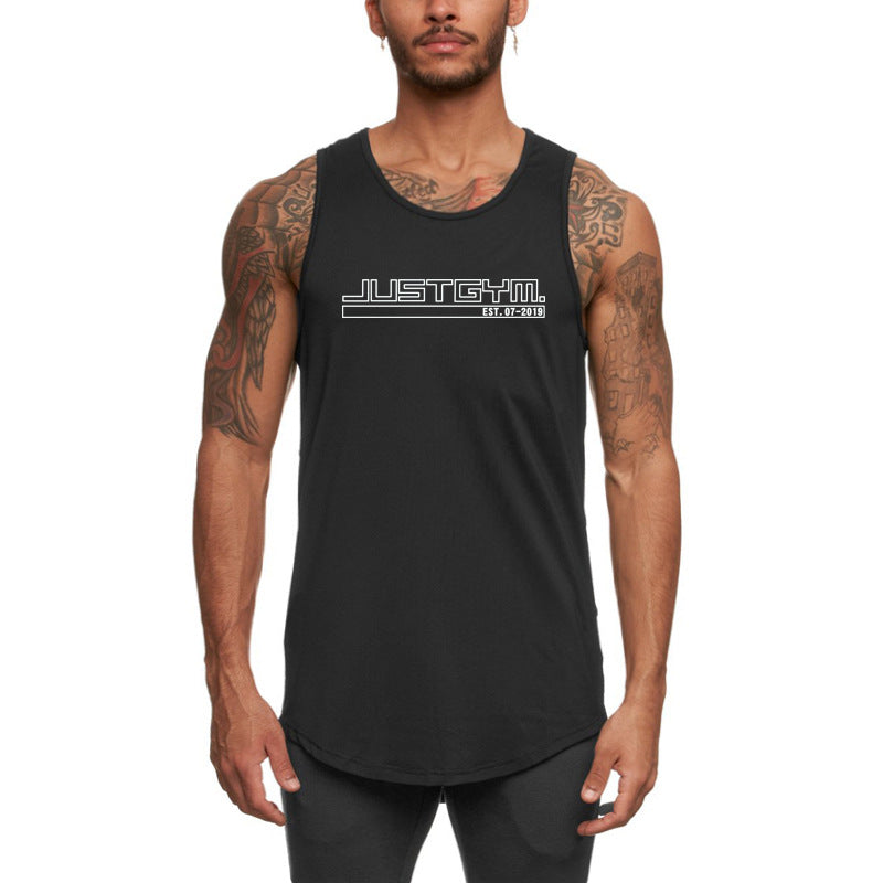 Men's Quick-Dry Sports Vest – Loose Fit Sleeveless Bodybuilding Tank Top