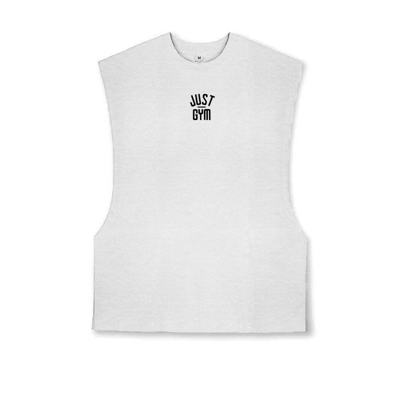 Men's Cut-Sleeve Gym Vest – Loose Fit Sleeveless Running & Training Tank