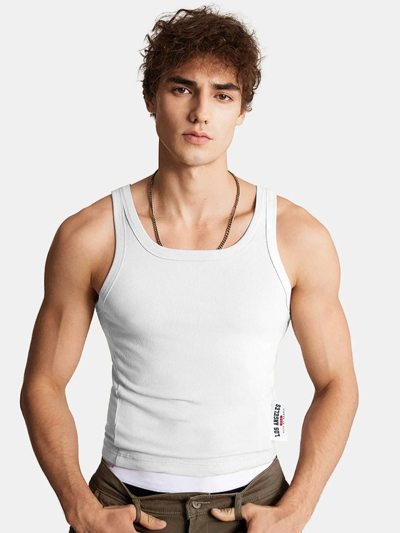 Men's Slim Fit Gym Vest – Quick-Dry Breathable Muscle Tank Top