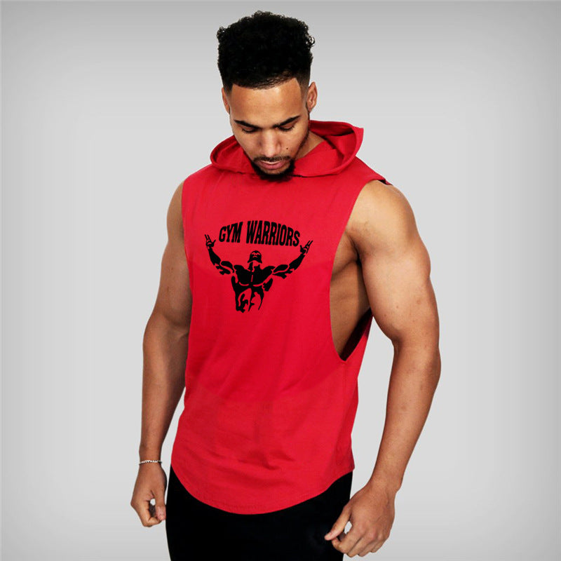 Men's Loose Cotton Training Vest – Sleeveless Gym Tank Top for Bodybuilding