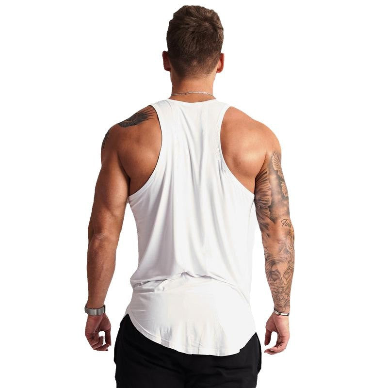 Men's Cotton Gym Vest – Muscle Fit Sleeveless Bodybuilding Tank Top