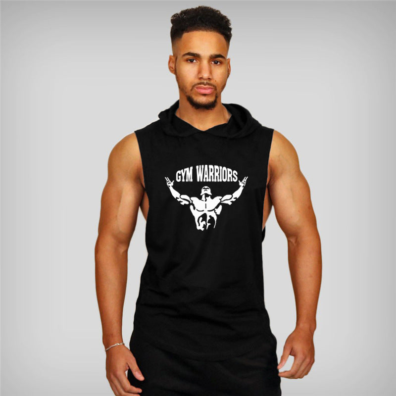 Men's Loose Cotton Training Vest – Sleeveless Gym Tank Top for Bodybuilding