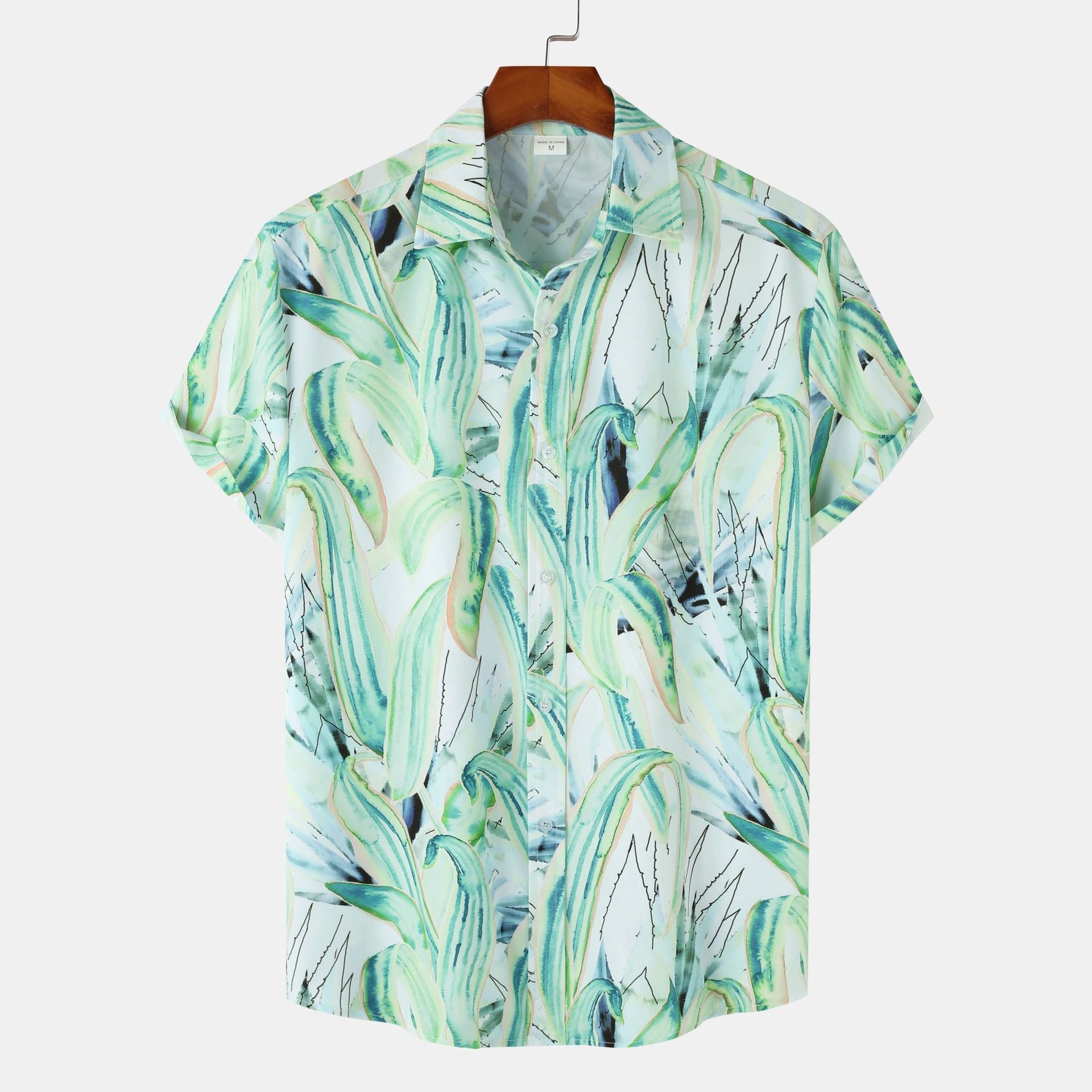 Men's Floral Hawaiian Short Sleeve Shirt | Casual Beach Button-Down
