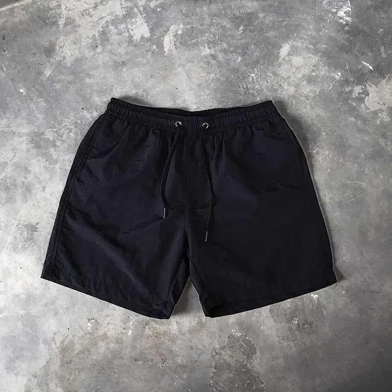 Men's Candy Color Beach Shorts – Casual Knee-Length Summer Shorts
