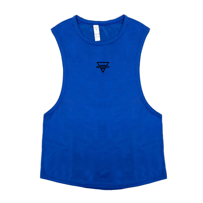 Men's Muscle Fit Sleeveless Training Vest – Loose Bodybuilding Tank Top