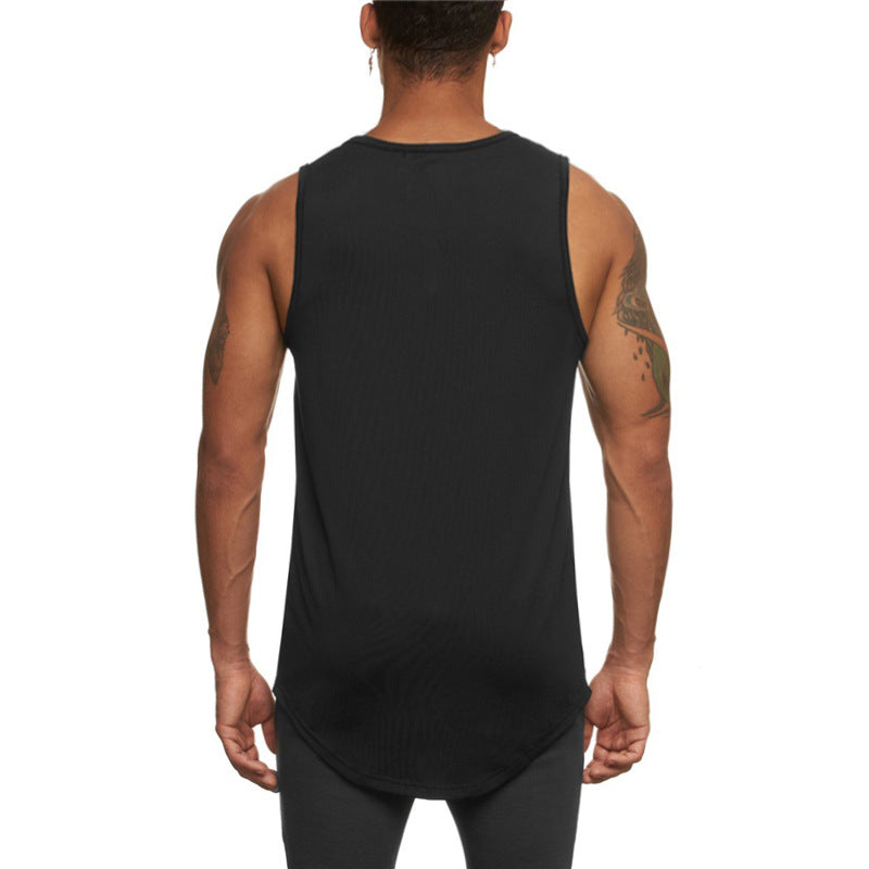 Men's Quick-Dry Sports Vest – Loose Fit Sleeveless Bodybuilding Tank Top