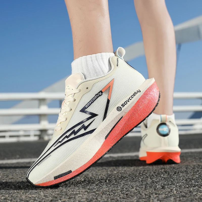 Carbon Plate Running Shoes – Breathable & Shock-Absorbing | Unisex Couple Matching