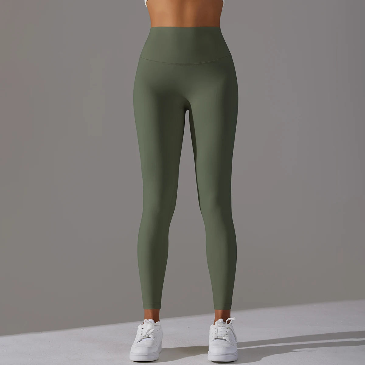 Women's High-Waist Seamless Leggings – Breathable Yoga, Running & Gym Pants (XS-XL, 30+ Colors)
