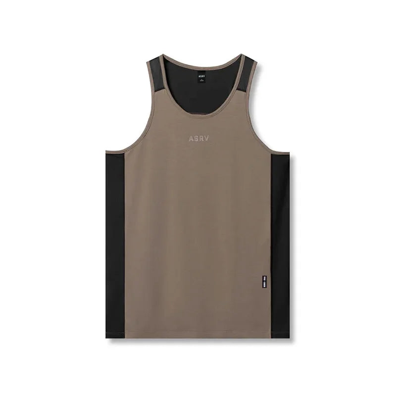 Men's Quick-Dry Spliced Muscle Tank Top | Breathable Gym Vest