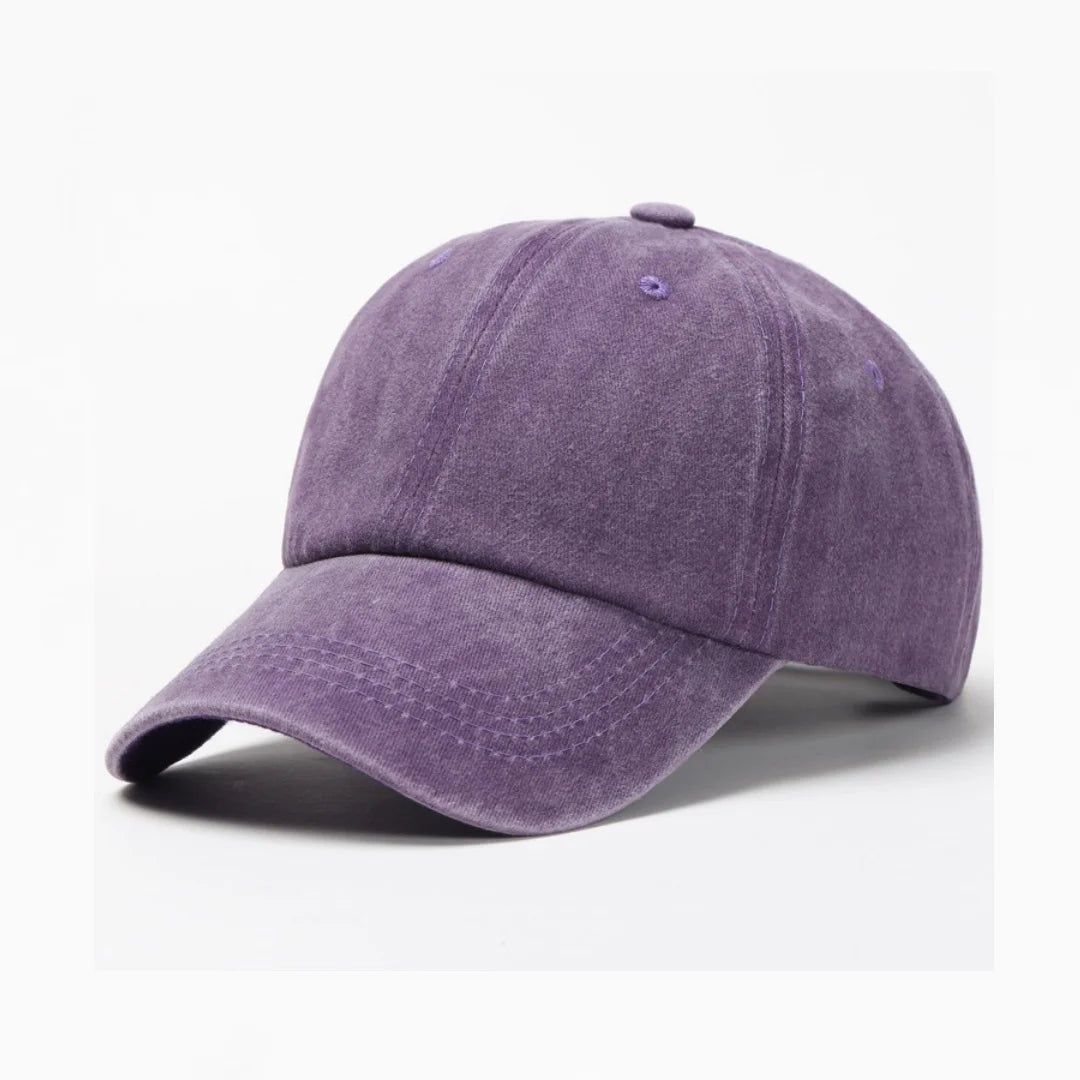 Washed Cotton Vintage Snapback Dad Hat