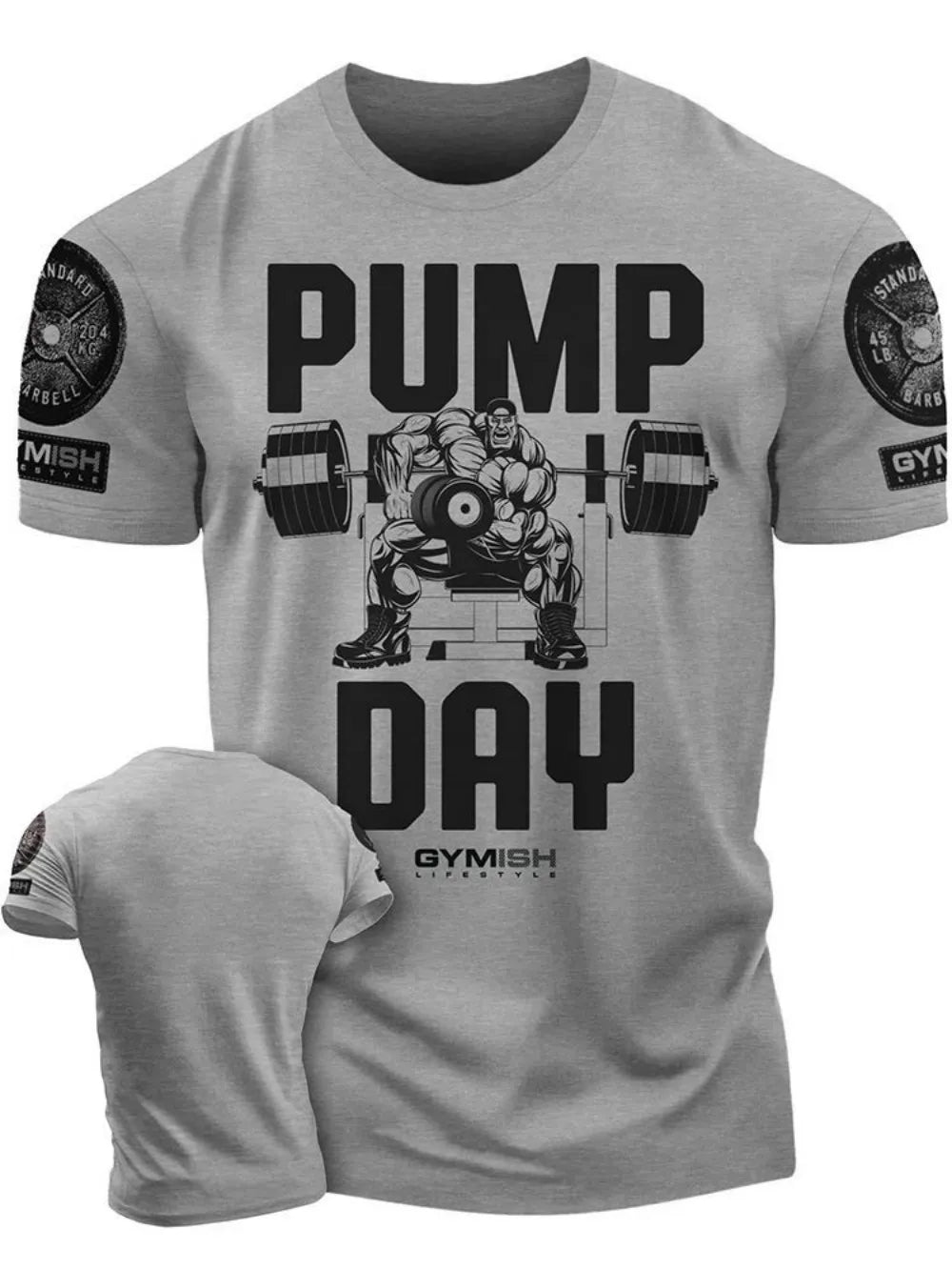 Men's Adrenaline Gym T-Shirt – Breathable, Quick-Dry, Letter Print for Workout & Casual Wear