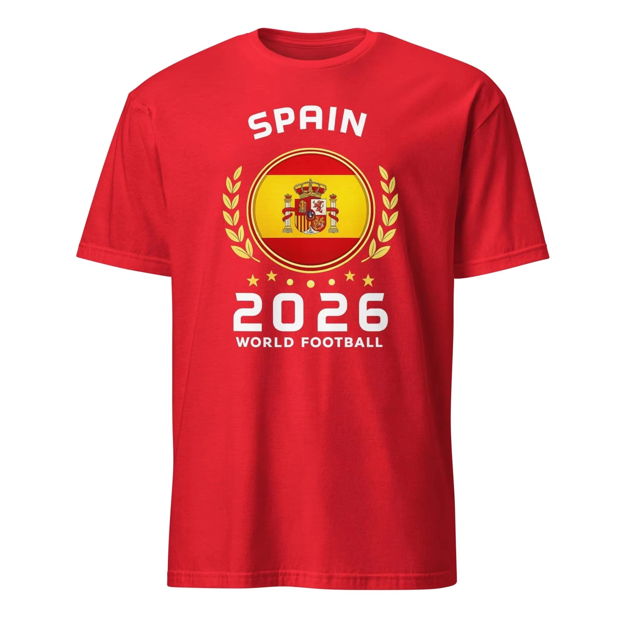 Spain Football T-Shirt | Unisex Loose Cotton Tee for Men & Women
