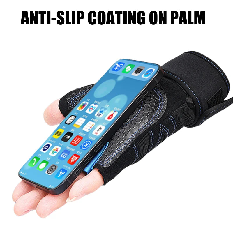 Half-Finger Workout Gloves for Men & Women | Gym, Cycling & Weight Lifting