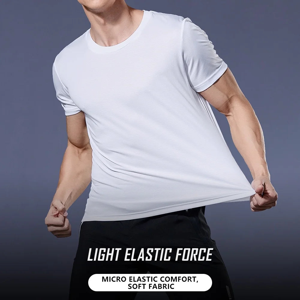 Men's Quick-Dry Gym T-Shirt | Moisture-Wicking Athletic Tee for Running & Training