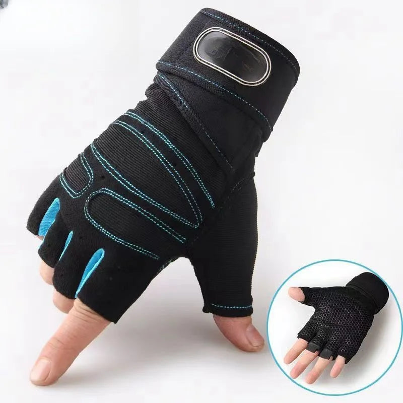 Half-Finger Workout Gloves for Men & Women | Gym, Cycling & Weight Lifting
