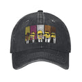 Cartoon Print Snapback Baseball Cap – Unisex Casual Outdoor Hat for Teens & Adults