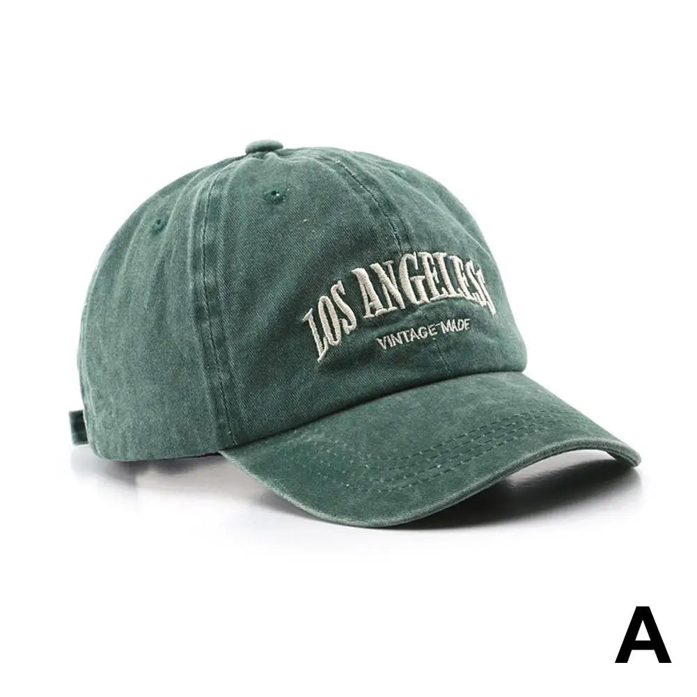 Retro Embroidered Snapback Cap