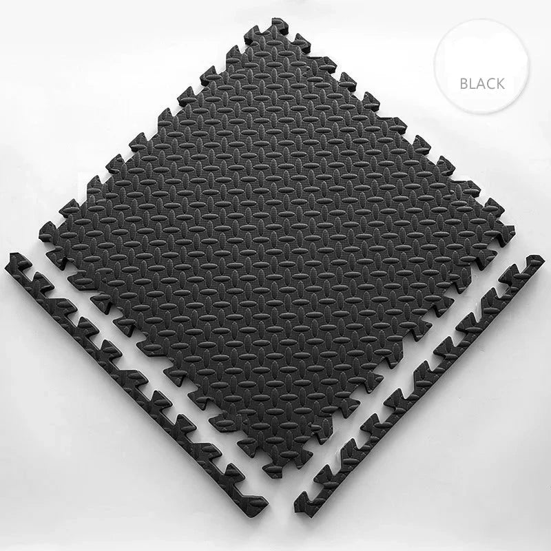 Interlocking Gym Floor Mat | Anti-Slip Rubber Exercise Tiles for Home Workout
