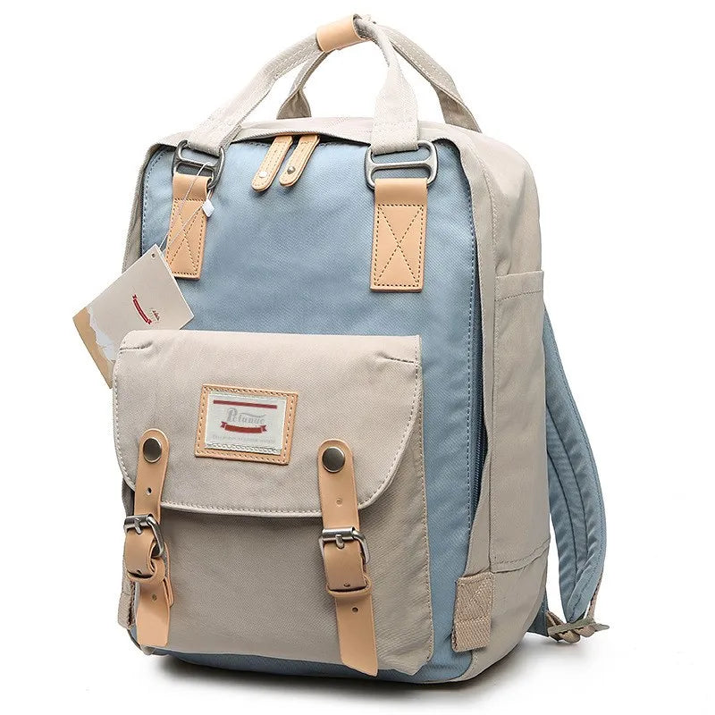 Nylon Laptop Backpack 16L | Multi-Pocket School & Travel Bag