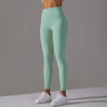Women's High-Waist Seamless Leggings – Breathable Yoga, Running & Gym Pants (XS-XL, 30+ Colors)