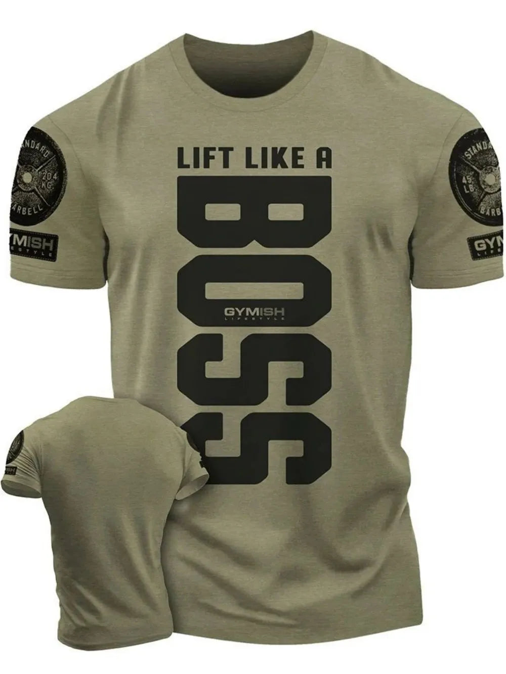 Men's Adrenaline Gym T-Shirt – Breathable, Quick-Dry, Letter Print for Workout & Casual Wear