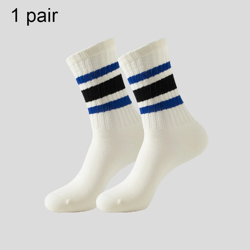 Men's & Women's Cotton Crew Socks – Casual, Running & Couple Socks