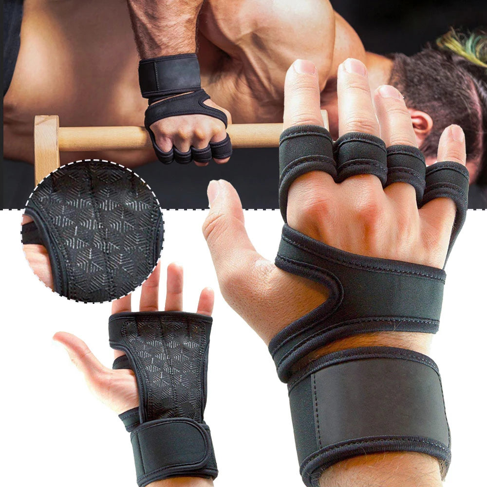 Wrist Support Weightlifting Gloves | Gym Training & Bodybuilding for Men & Women