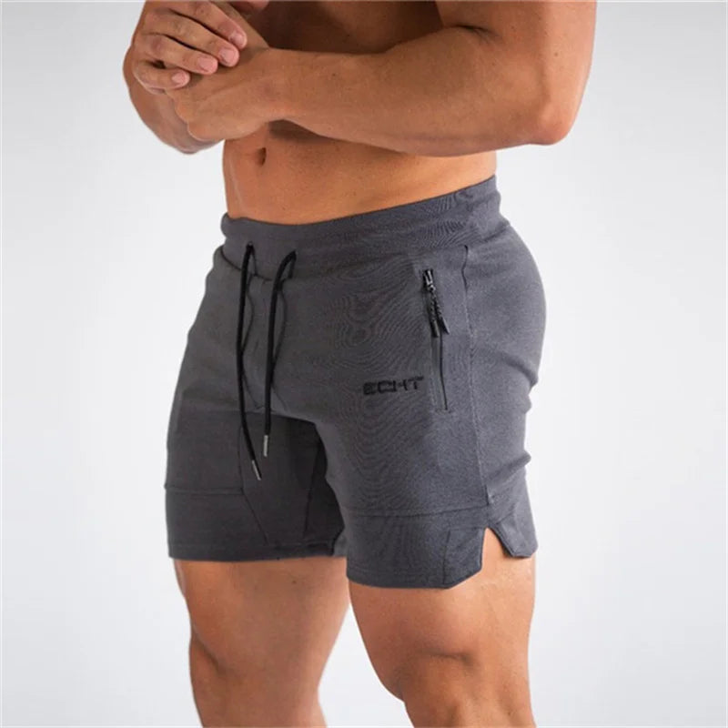 Men's Zip Pocket Athletic Shorts – Lightweight Gym, Running & Beach Shorts
