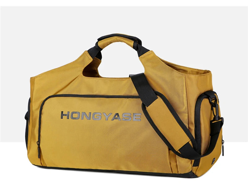 Men's Gym Duffle Bag | Waterproof Sports Travel Bag with Shoe Pocket