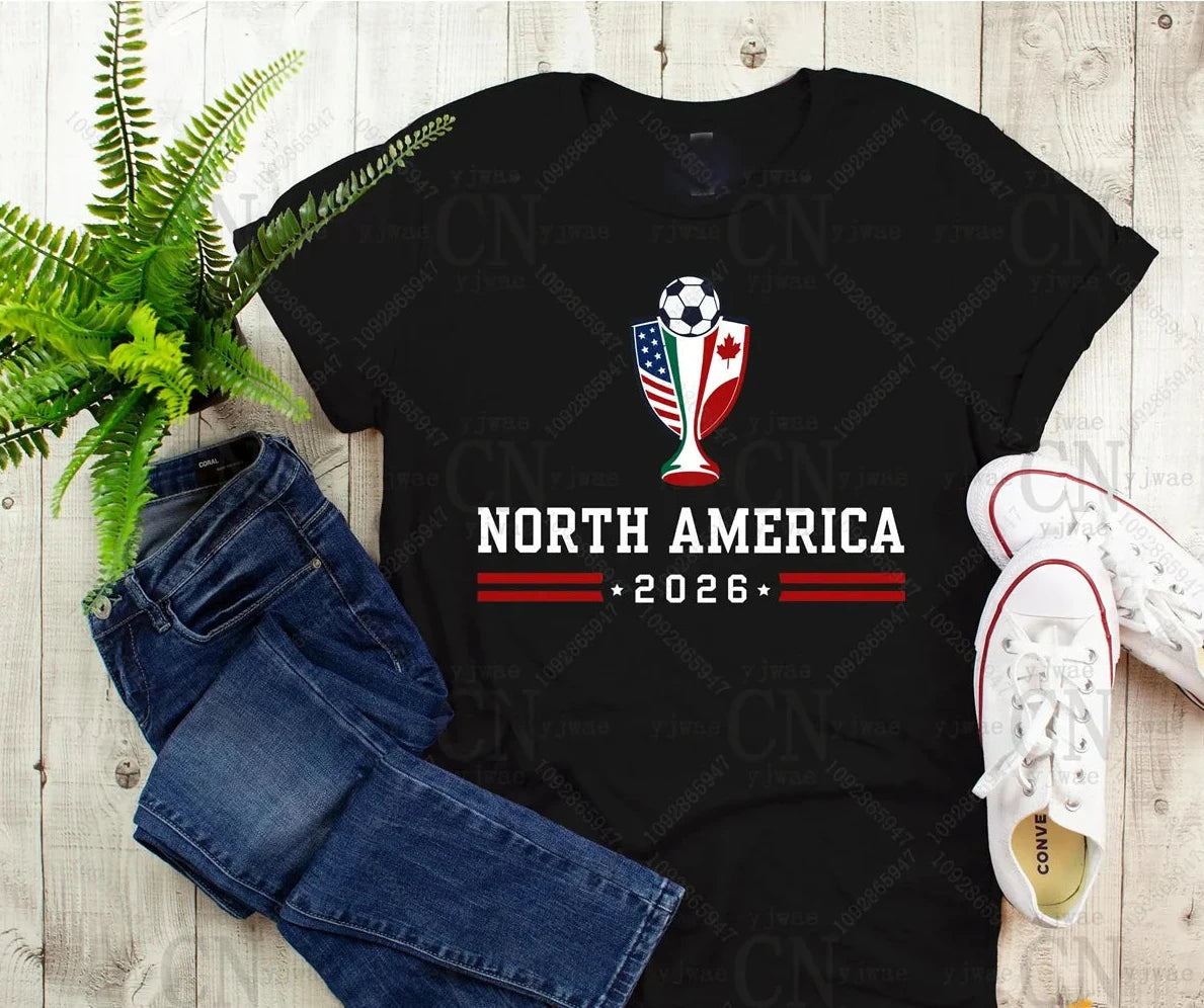 World Cup 2026 Soccer Fan T-Shirt | USA Canada Mexico | Men's & Women's