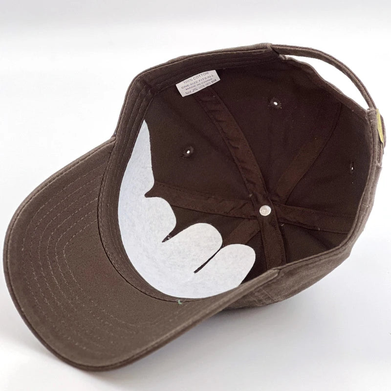 Retro Letter Embroidery Baseball Cap – Unisex Snapback Hat