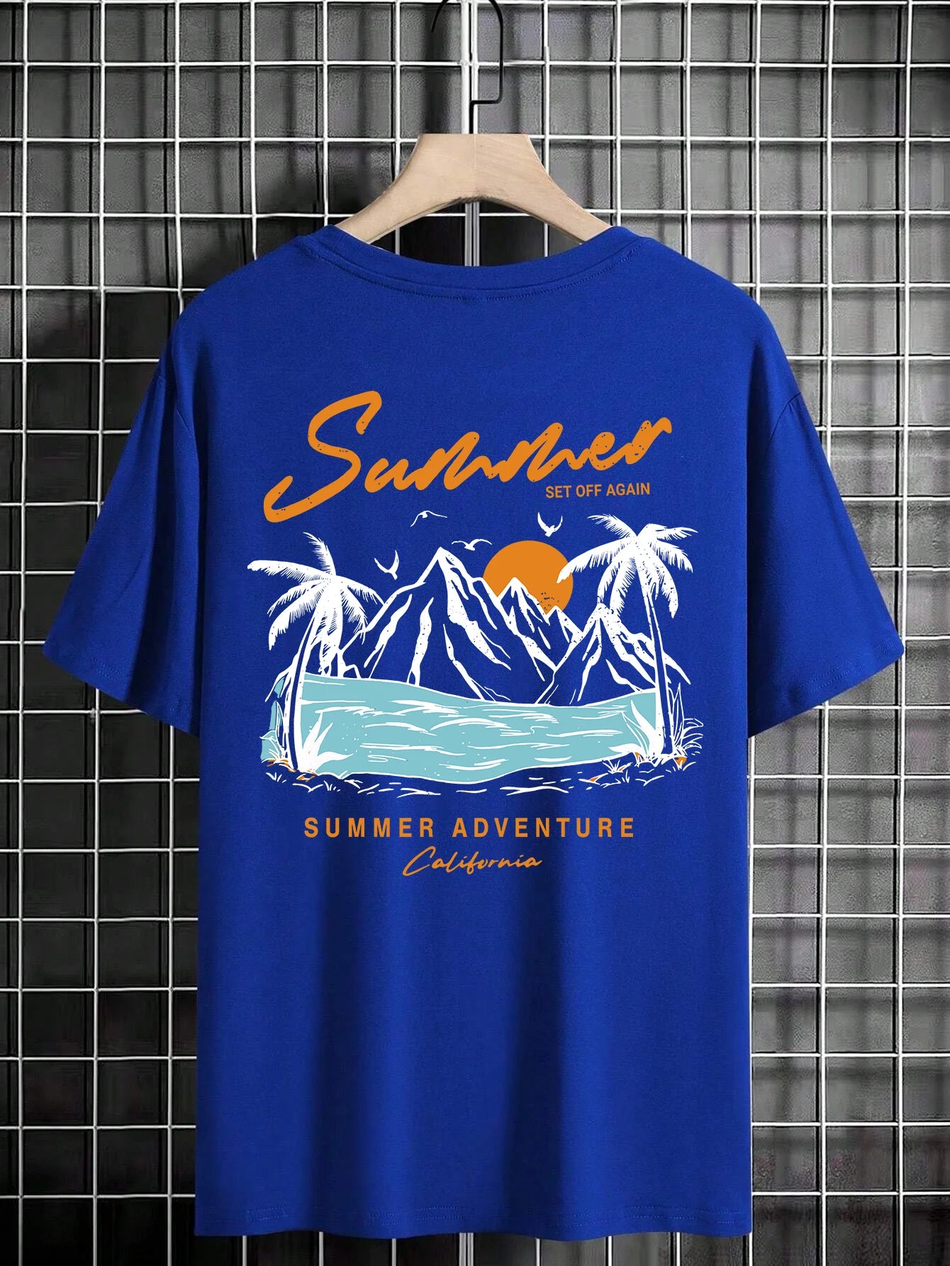 Men's California Adventure Graphic T-Shirt | Oversized Cotton Tee