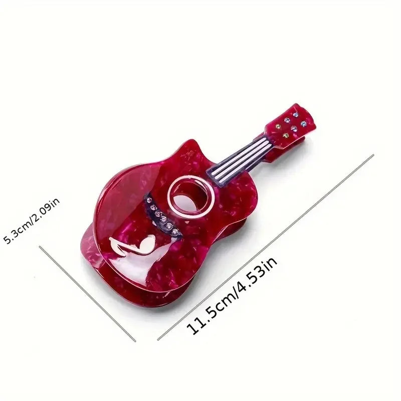 Shark Hair Claw Clip with Rhinestones – Fun Festival Hair Accessory for Girls