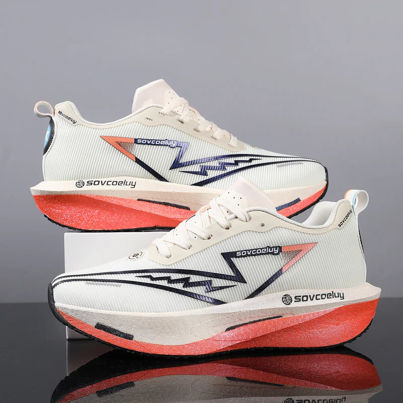 Carbon Plate Running Shoes – Breathable & Shock-Absorbing | Unisex Couple Matching