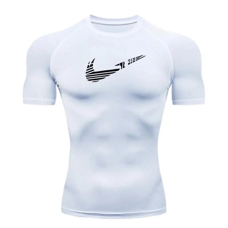 Men's Quick-Dry Compression Shirt – Rash Guard for Gym, Running & Water Sports