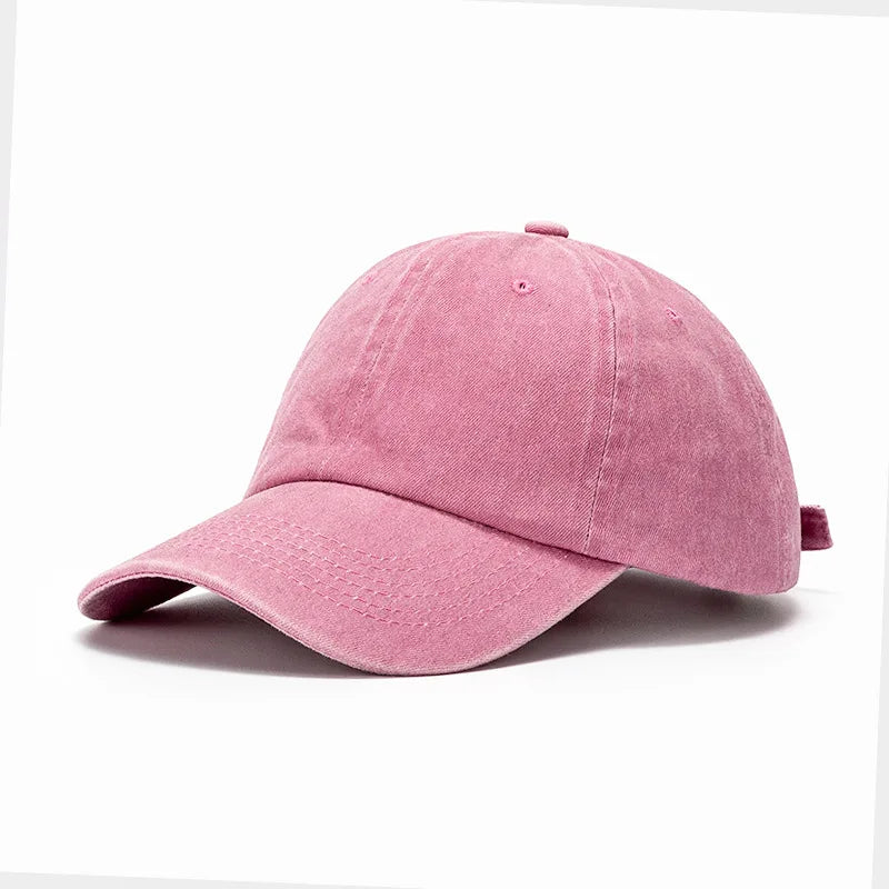 Washed Cotton Vintage Snapback Dad Hat
