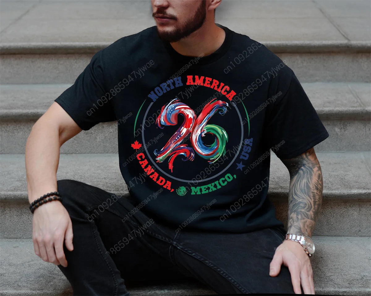 2026 FIFA World Cup Tournament T-Shirt | USA Mexico Canada Soccer Fan Tee | Men & Women
