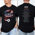 2026 World Cup Host Cities T-Shirt | North America Soccer Fan Gift | Retro Graphic Tee