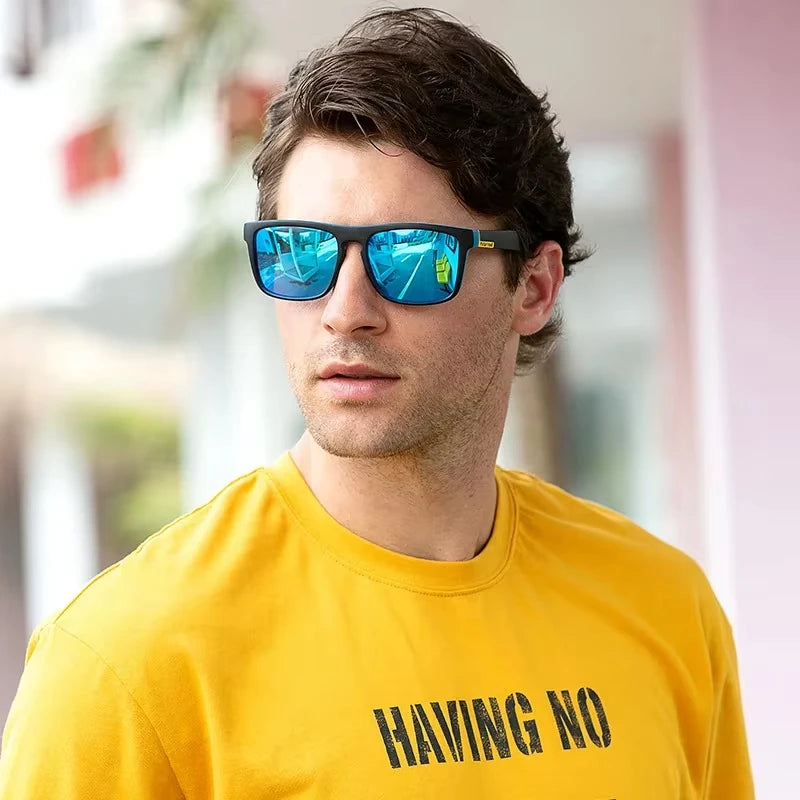 Polarized Square Sunglasses – UV Protection for Driving, Fishing & Sport
