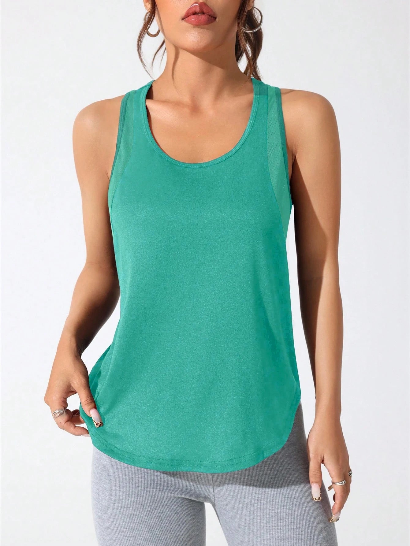 Women's Stitched Letters Quick-Dry Sports Vest