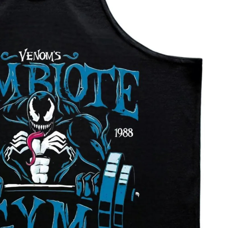 Men's Marvel Venom Graphic Tank Top | Loose Fit Sleeveless Gym & Fitness Tee
