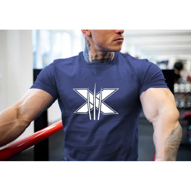 Men's Graphic Streetwear T-Shirt | Short Sleeve Workout & Casual Tee