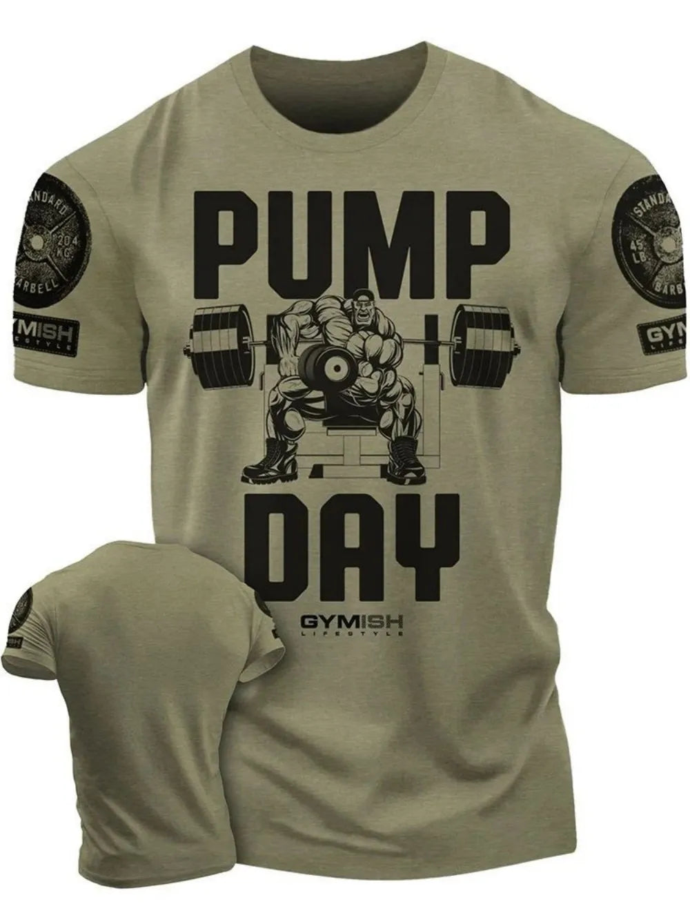 Men's Adrenaline Gym T-Shirt – Breathable, Quick-Dry, Letter Print for Workout & Casual Wear