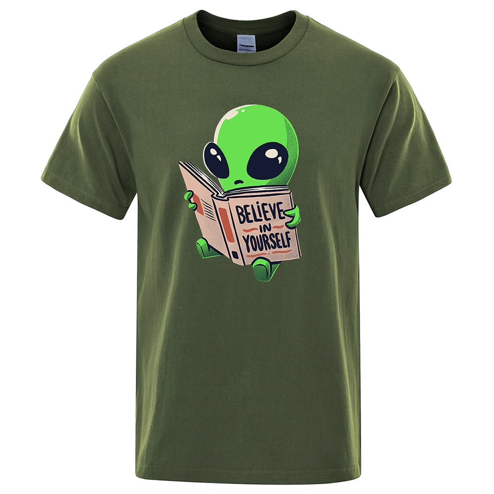Men's Graphic Print Cotton T-Shirt | Oversized Casual Streetwear
