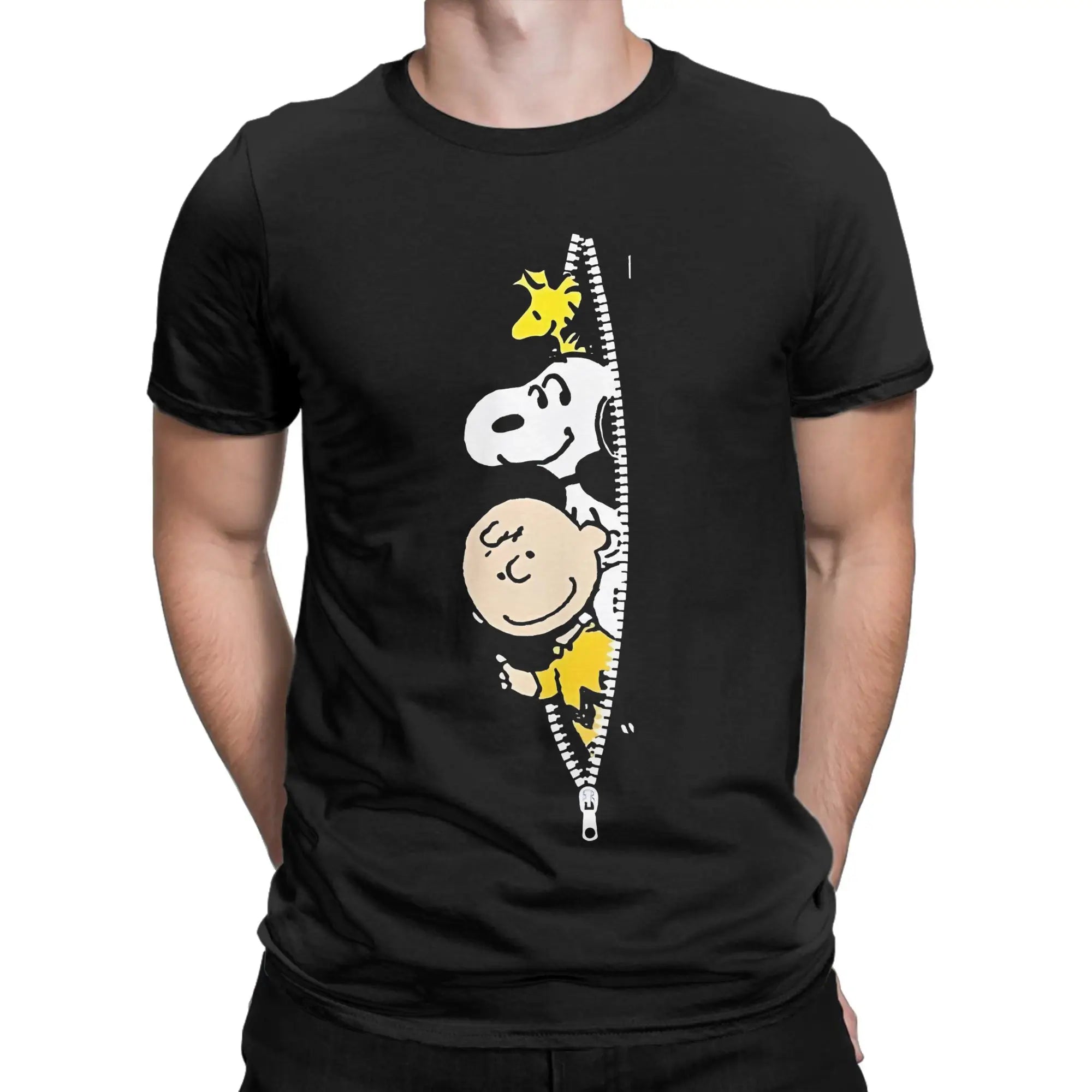 Snoopy & Charlie Brown Graphic T-Shirt | Unisex Cotton Anime Tee