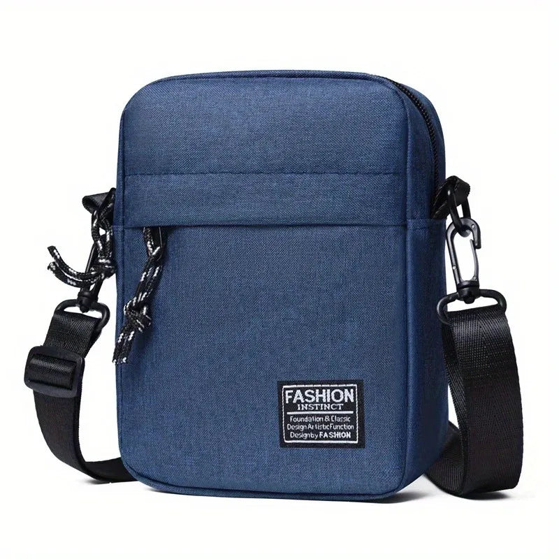 Men's Mini Crossbody Bag | Nylon Sling Shoulder Chest Pack for Phone & Essentials