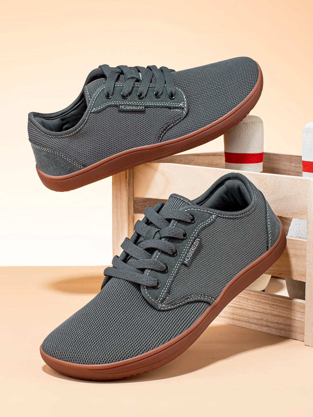 HOBIBEAR Barefoot Sneakers – Wide Toe Box, Zero Drop, Breathable Mesh | Unisex