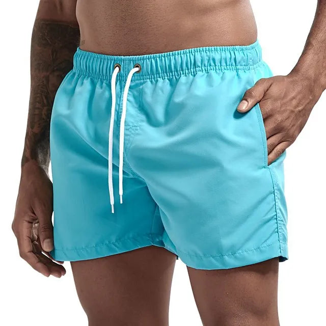 Men's Quick-Dry Running Shorts – Mesh Lining, Zipper Pocket & Drawstring for Gym & Outdoor Fitness